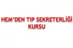 HEM’DEN TIP SEKRETERLİĞİ KURSU