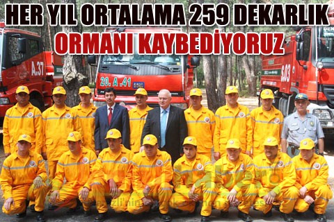 Her yıl ortalama 259 dekarlık ormanı kaybediyoruz