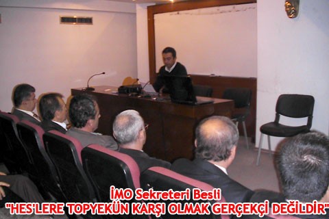 HES’LERE TOPYEKÜN KARŞI OLMAK GERÇEKÇİ DEĞİLDİR