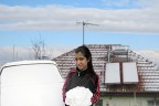 Honaz’da kar sevinci