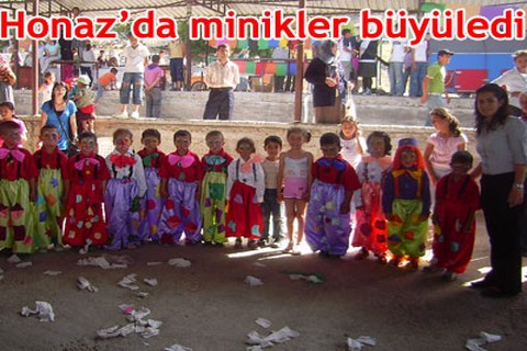 Honaz’da minikler büyüledi