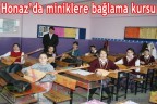 Honaz’da miniklere bağlama kursu