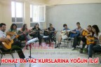 HONAZ’DA YAZ KURSLARINA YOĞUN İLGİ