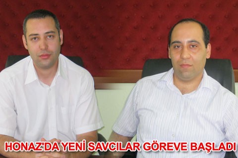 HONAZ’DA YENİ SAVCILAR GÖREVE BAŞLADI