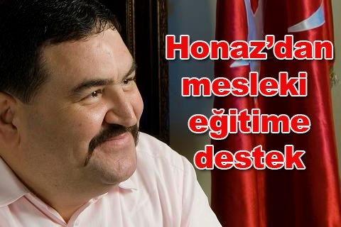 Honaz’dan mesleki eğitime destek