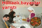 Honazlı bayanlar yarıştı