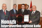Honazlı hayırseverden eğitime katkı