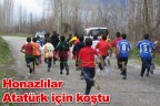 Honazlılar Atatürk için koştu