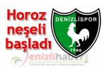 Horoz neşeli başladı