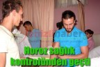 Horoz sağlık kontrolünden geçti