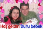 Hoş geldin Duru bebek