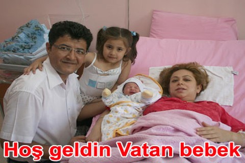 Hoşgeldin Vatan bebek
