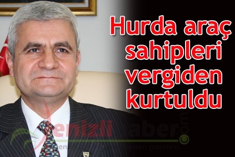 Hurda araç sahipleri vergiden kurtuldu