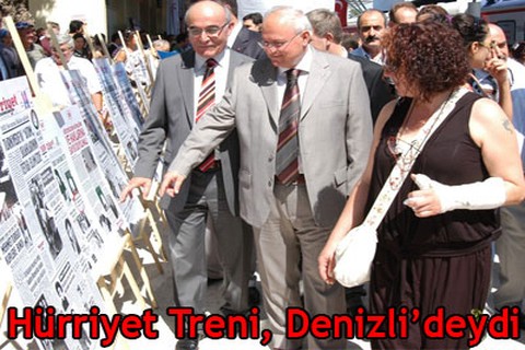 Hürriyet Treni, Denizli’deydi