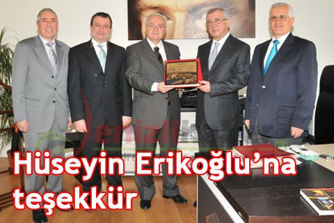 Hüseyin Erikoğlu’na teşekkür