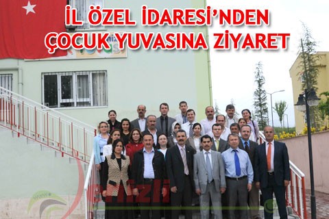 İL ÖZEL İDARESİ’NDEN ÇOCUK YUVASINA ZİYARET