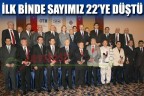 İLK BİNDE SAYIMIZ 22’YE DÜŞTÜ