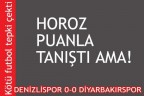 İlk puanla tanıştık ama!
