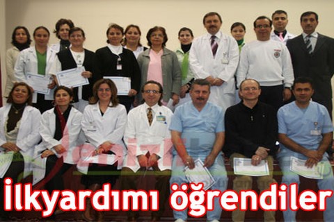 İlkyardımı öğrendiler