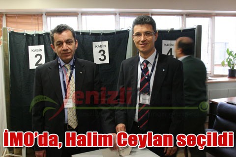 İMO’da, Halim Ceylan seçildi