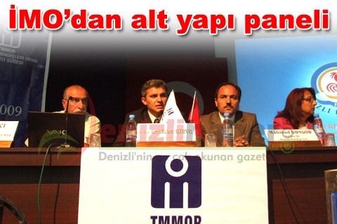 İMO’dan alt yapı paneli
