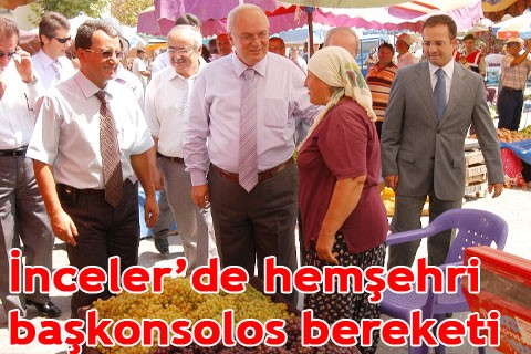 İnceler’de hemşehri başkonsolos bereketi