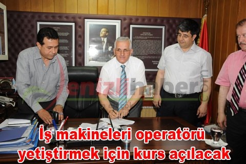 İş makineleri operatörü yetiştirmek için kurs açılacak