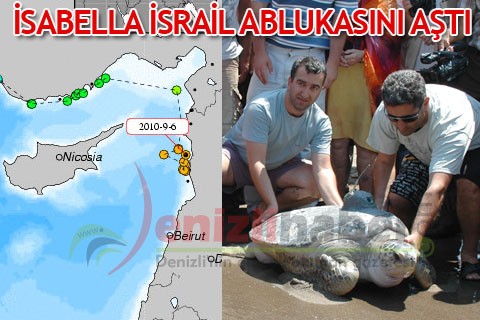 İSABELLA İSRAİL ABLUKASINI AŞTI