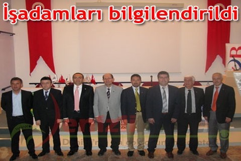 İşadamları bilgilendirildi