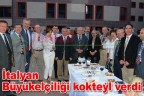 İtalyan Büyükelçiliği kokteyl verdi