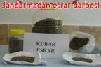 Jandarmadan esrar darbesi