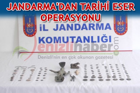 Jandarma’dan tarihi eser operasyonu