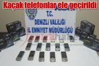Kaçak telefonlar ele geçirildi
