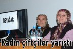Kadın çiftçiler yarıştı