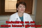 Kadınlarda en sık meme kanseri görülüyor