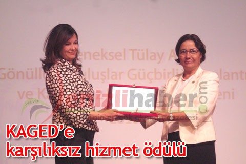 KAGED’e karşılıksız hizmet ödülü