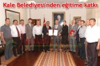 Kale Belediyesi’nden eğitime katkı