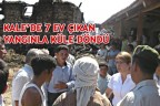 KALE’DE 7 EV ÇIKAN YANGINLA KÜLE DÖNDÜ