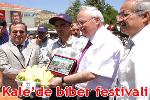 Kale’de biber festivali