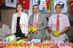 Kale’de biber festivaline davet