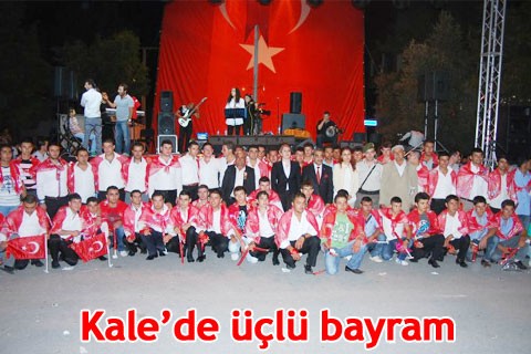 Kale’de üçlü bayram