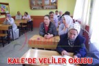 Kale’de veliler okudu