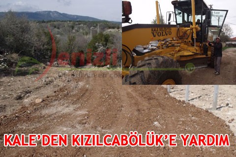 KALE’DEN KIZILCABÖLÜK’E YARDIM