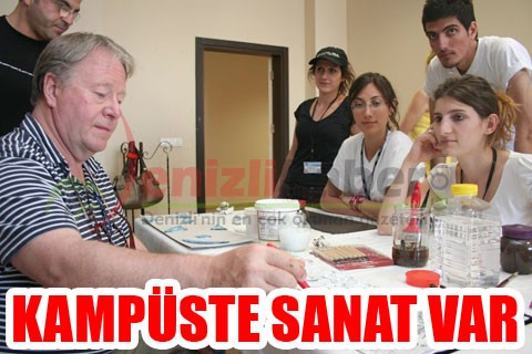 KAMPÜSTE SANAT VAR