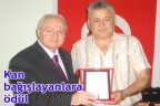 Kan bağışlayanlara ödül