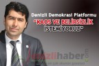 “KAOS VE BELİRSİZLİK İSTEMİYORUZ”