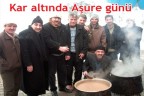 Kar altında Aşure günü
