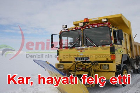 Kar, hayatı felç etti