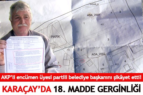 KARAÇAY’DA 18. MADDE GERGİNLİĞİ