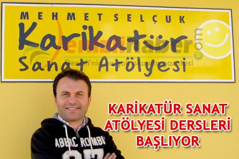 Karikatür Sanat Atölyesi dersleri başlıyor